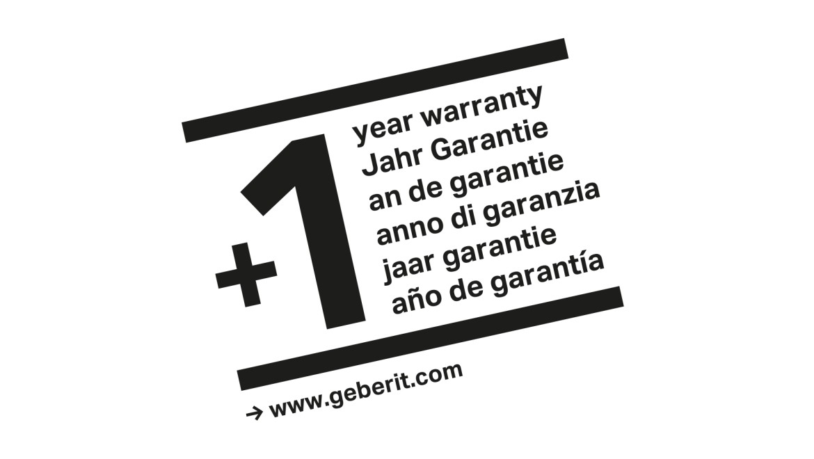 Free Geberit AquaClean shower toilet warranty extension